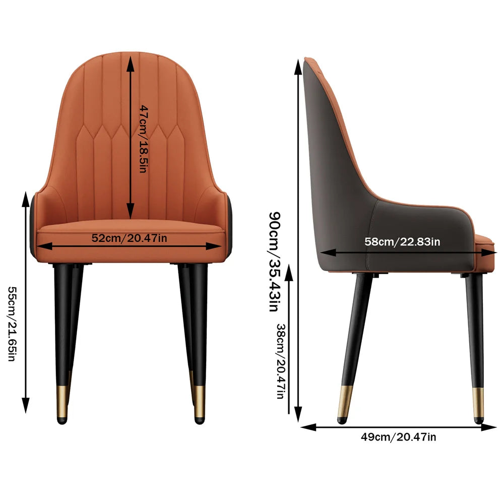 LUVODI Synthetic Leather Dining Chairs