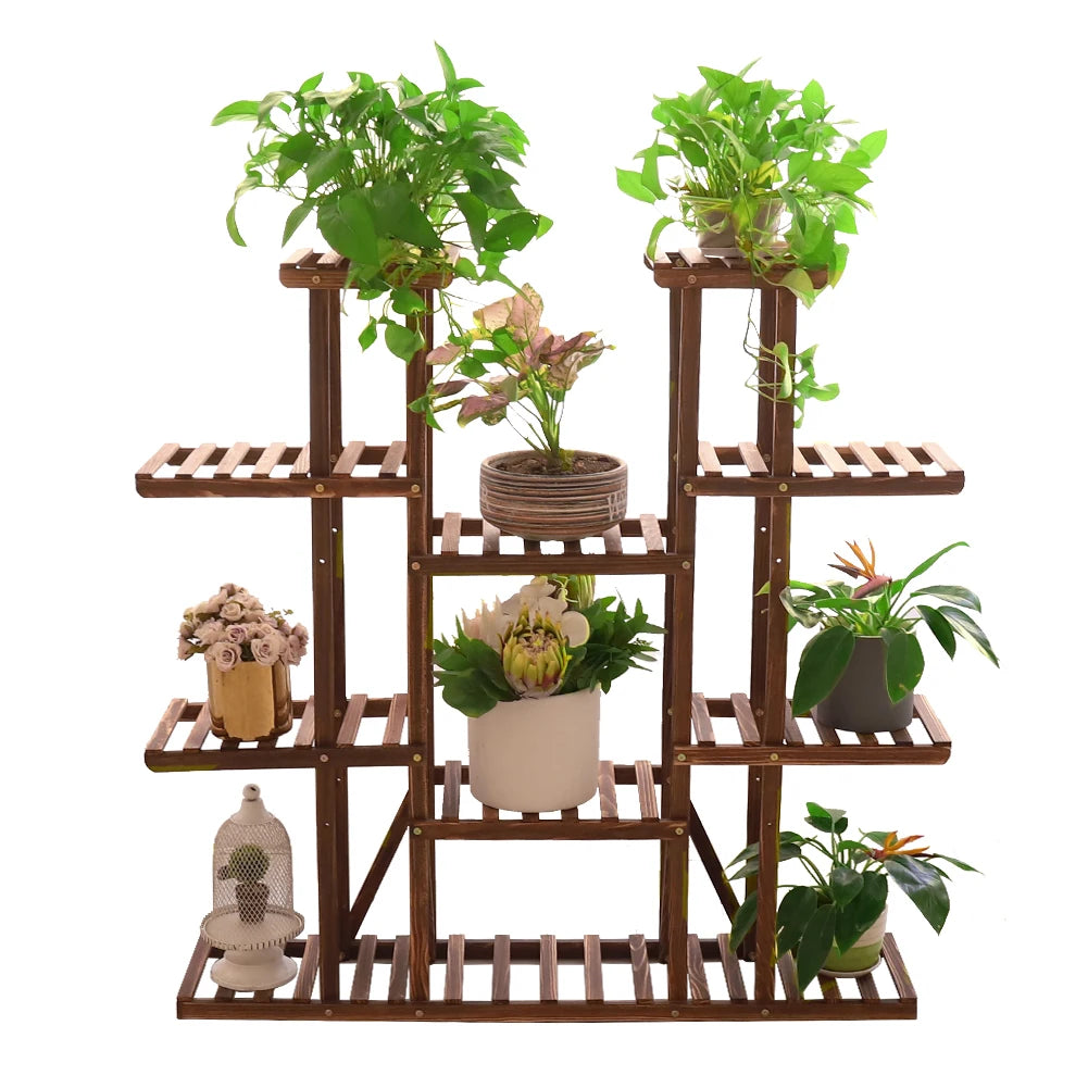 Wooden Plant Shelf For Indoor or Outdoor