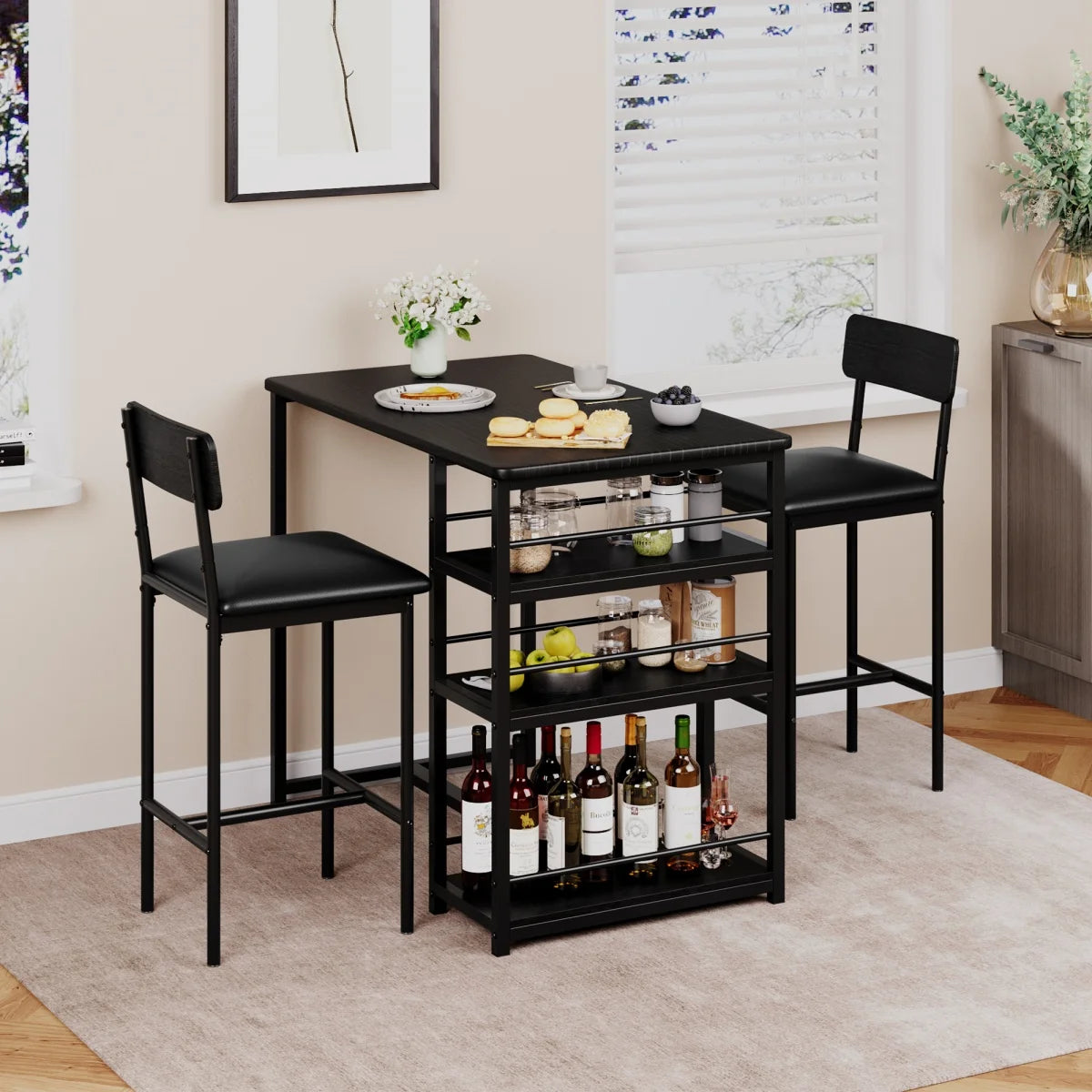 2-Person Dining Table Set For Small Spaces