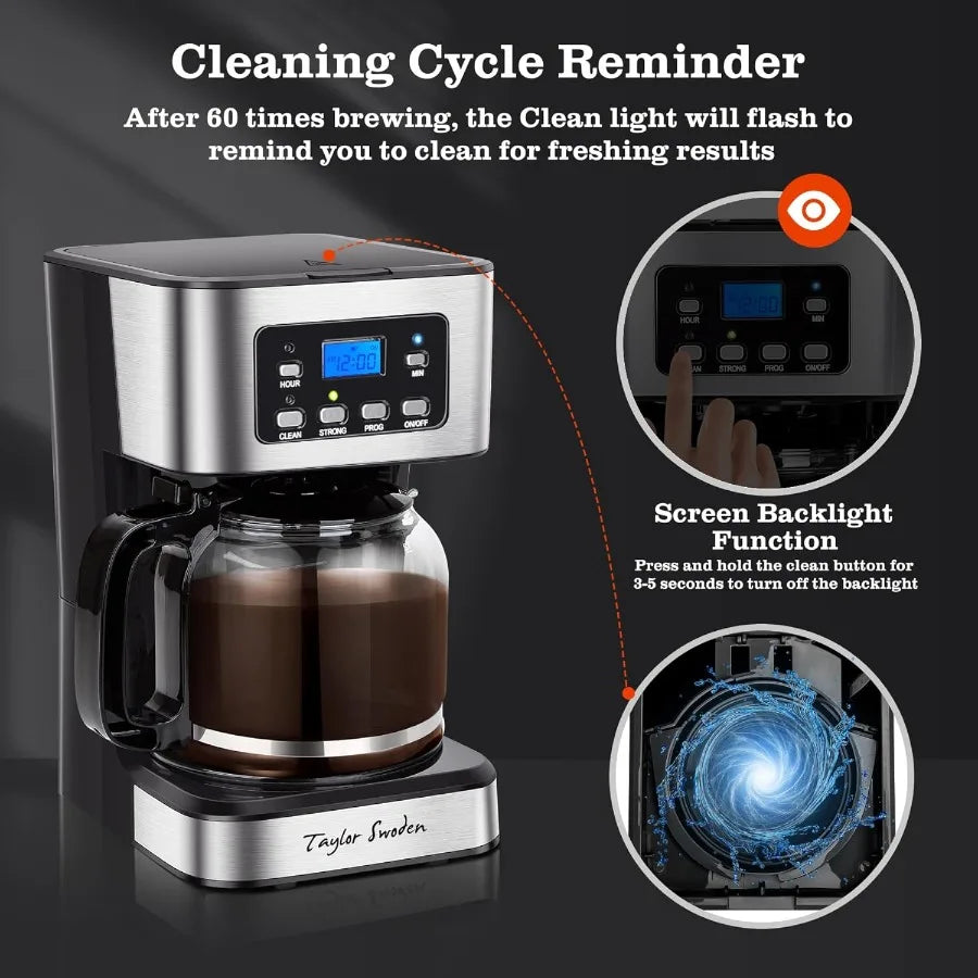 12Cup Programmable Coffee Maker