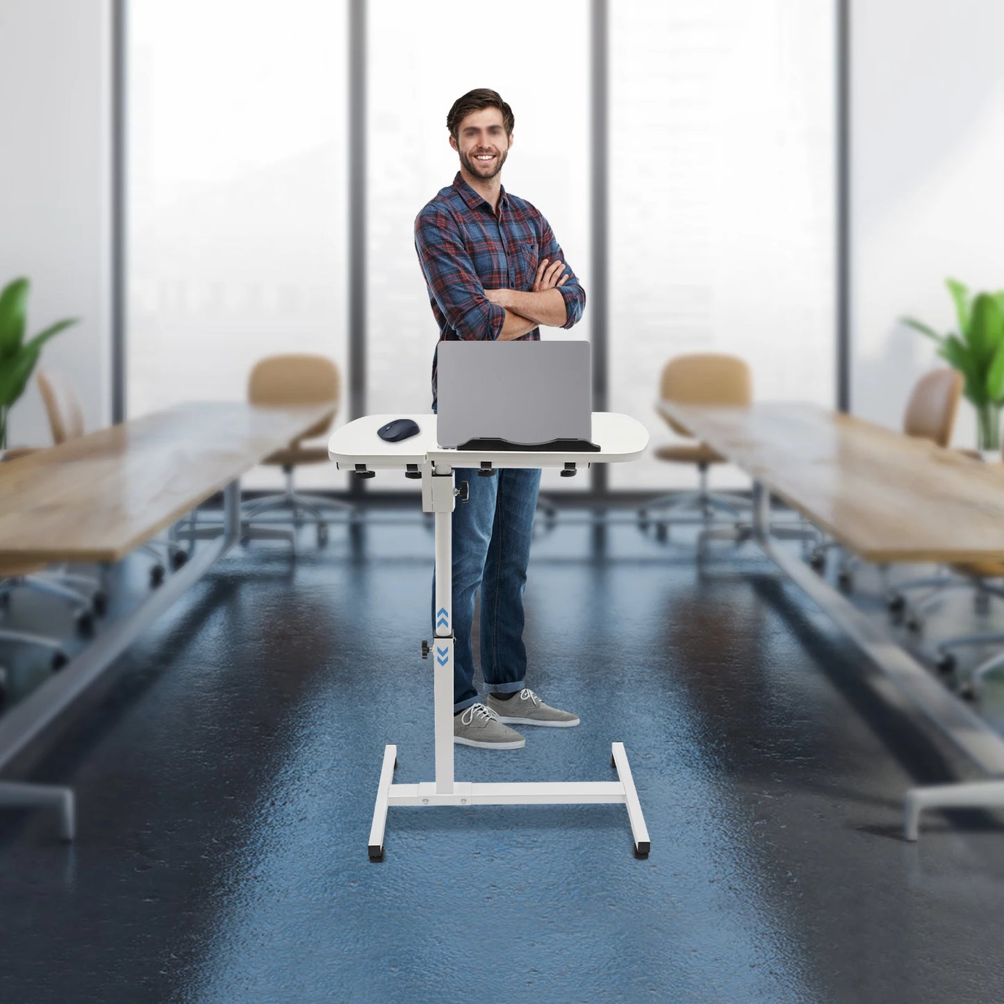 Laptop Desk Stand 360° Adjustable Tilting Over Bed or Chair Side Table