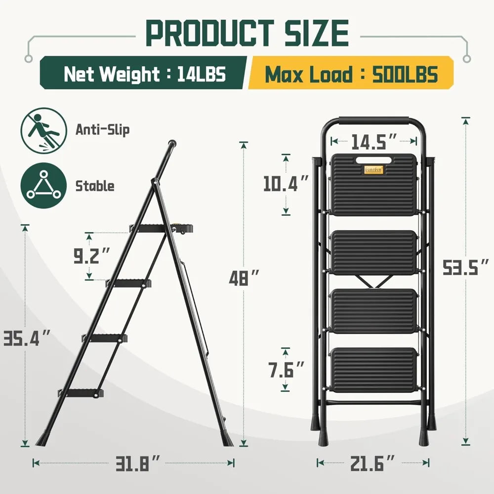 GameGem Foldable Step Ladder