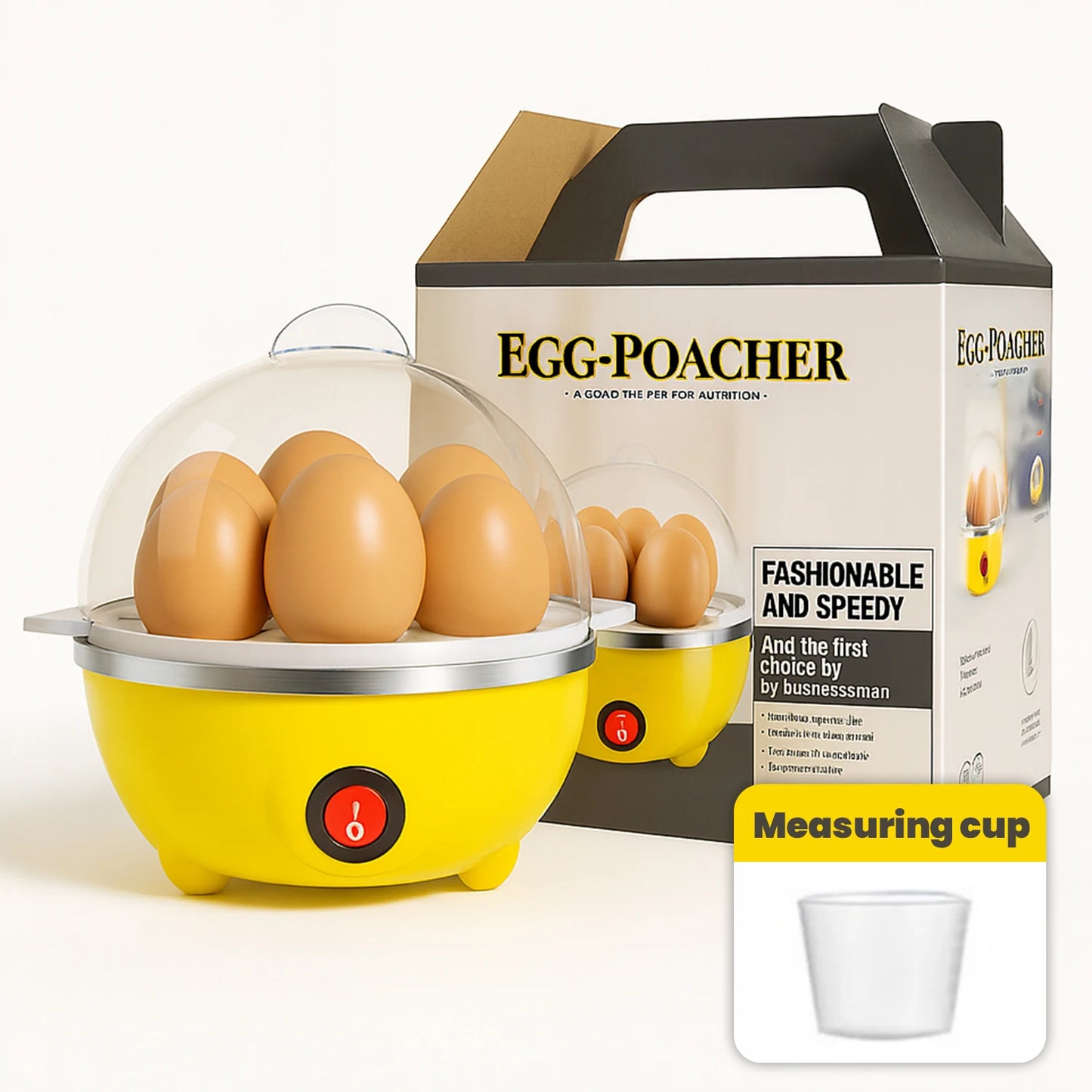 Rapid Egg Boiler And Steamer With 7 Egg Capacity