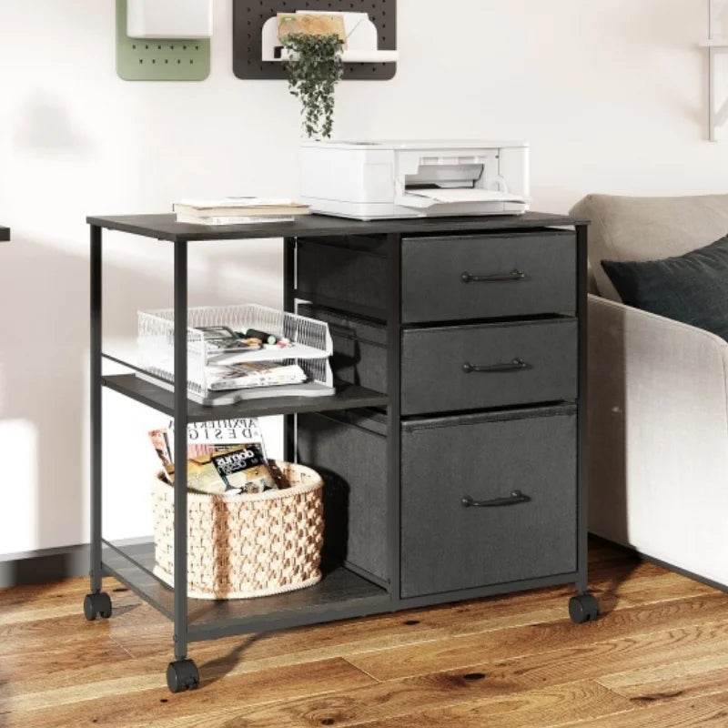 GALAXHERO Mobile File Cabinet and Printer Stand