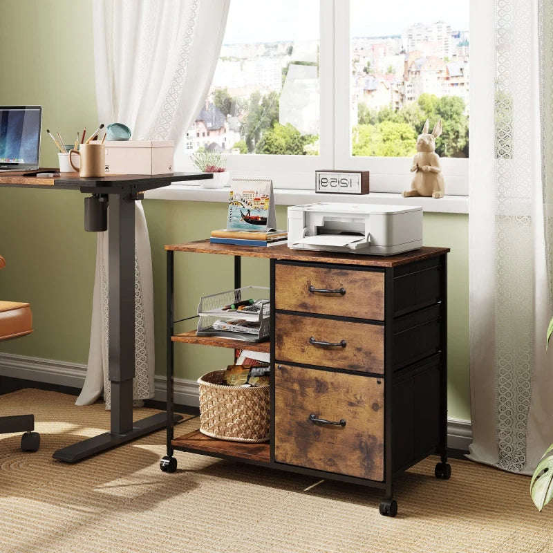 GALAXHERO Mobile File Cabinet and Printer Stand