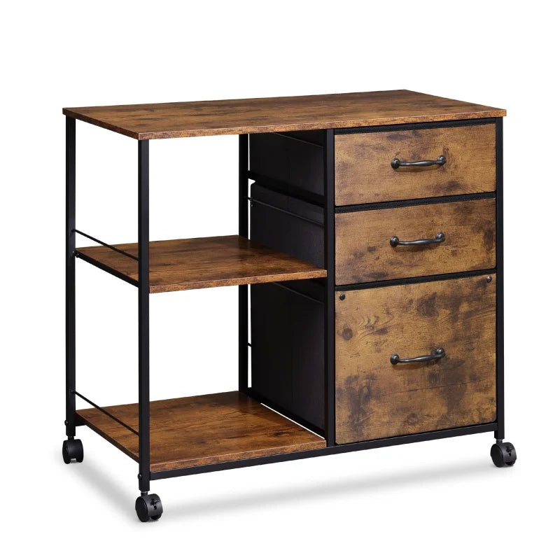 GALAXHERO Mobile File Cabinet and Printer Stand