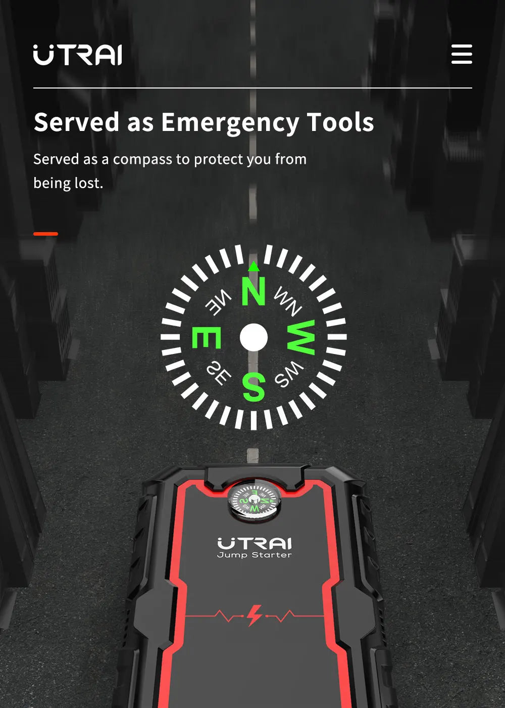 UTRAI 2000A Car Jump Starter Power Bank