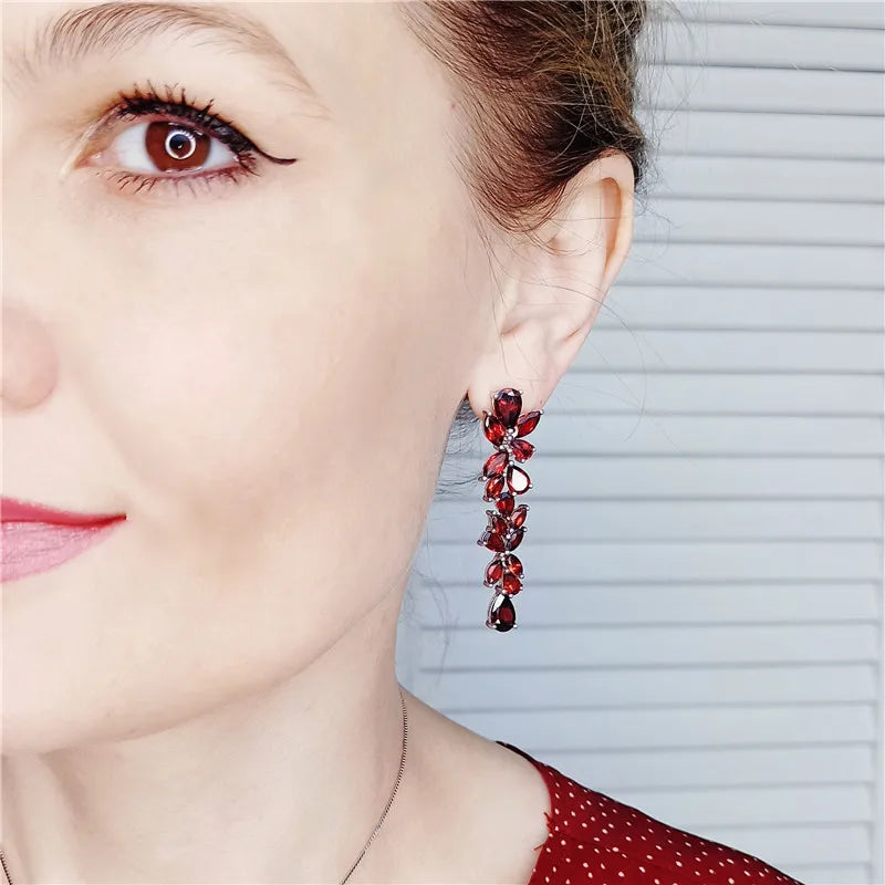 GEM'S BALLET Natural Gem Earrings