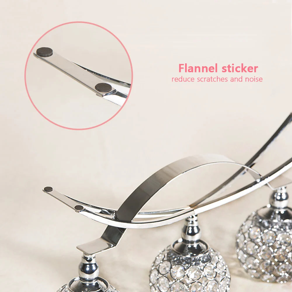 Crystal Table Candelabra Centerpiece DiningRoom