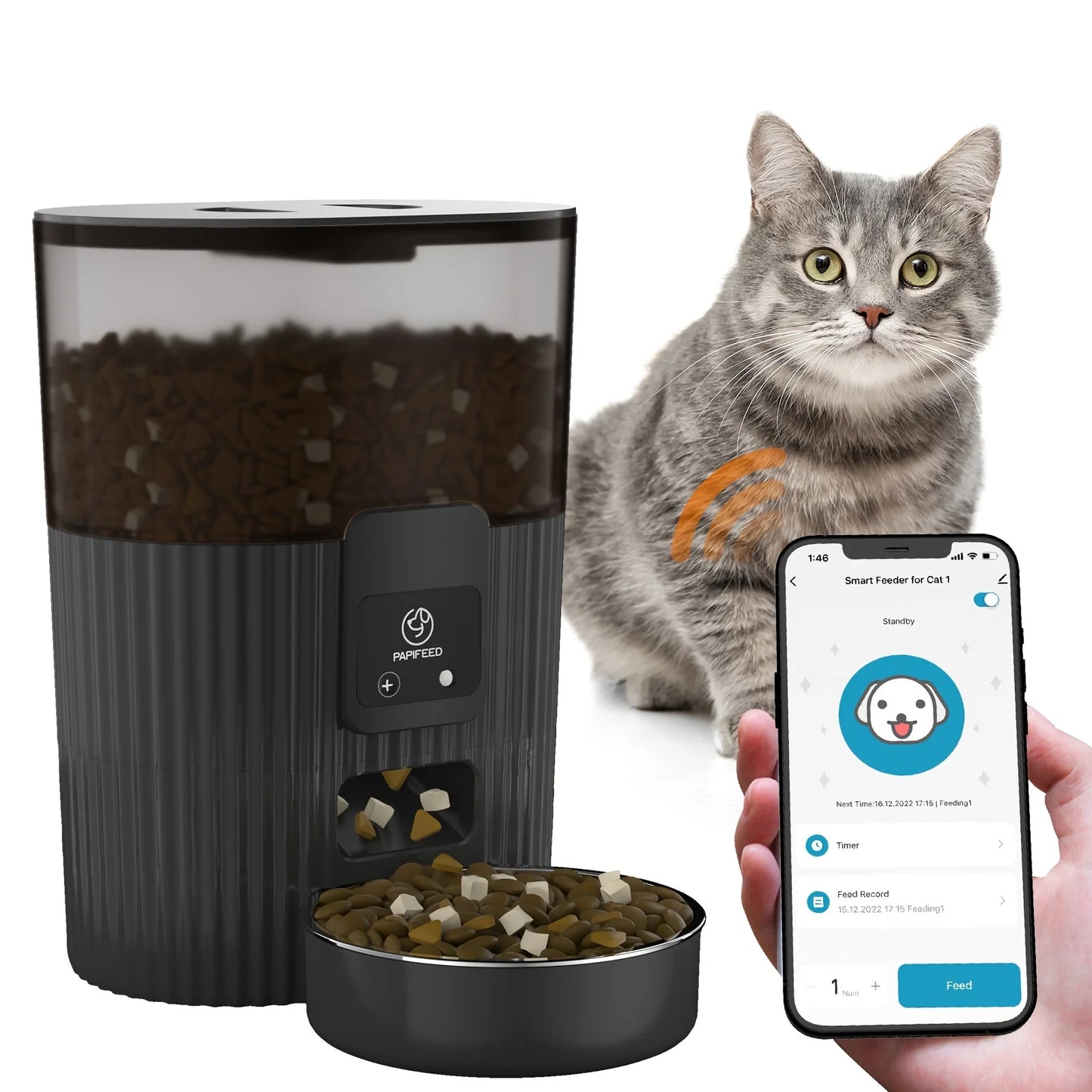 PAPIFEED Smart cat and dog feeder