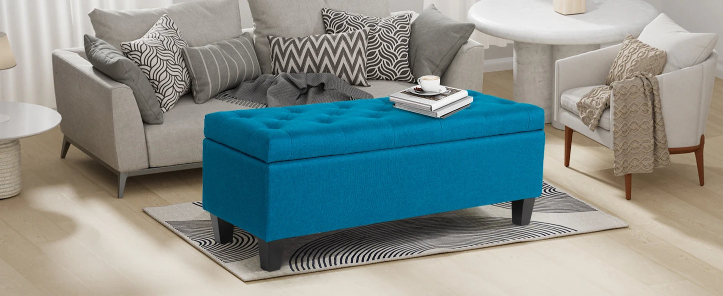 Redlife 15.5 x 42 x 16 inch Storage Ottoman