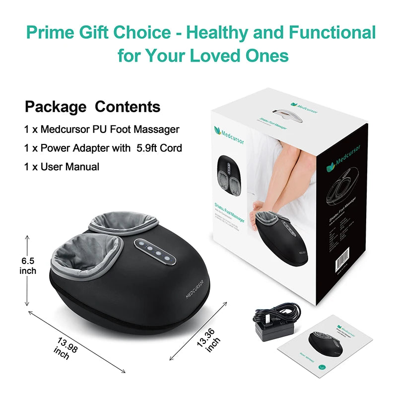 Medcursor Shiatsu Foot Massage Machine with Heat