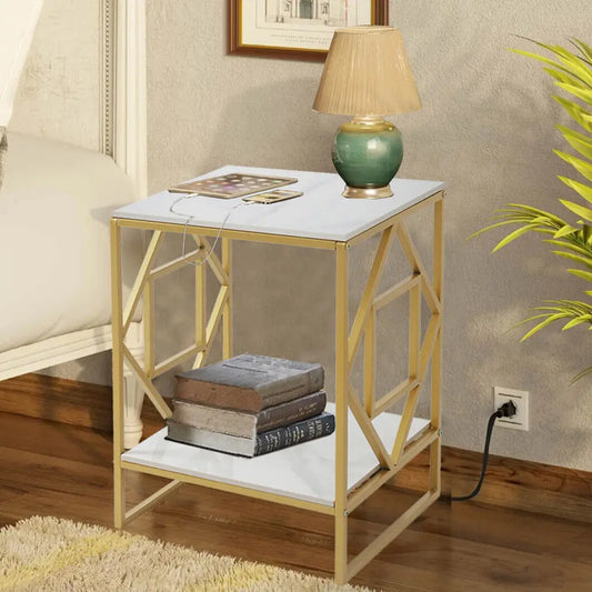 Luxury Marble End Table