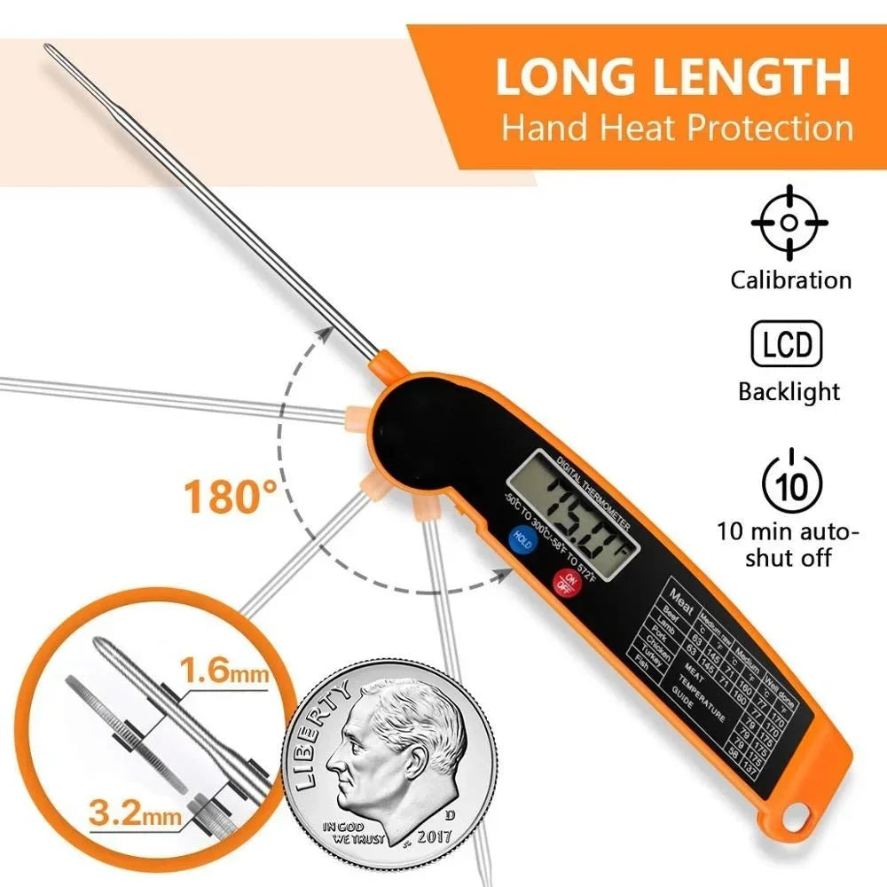 Digital Kitchen  Meat Thermometer For Meat With Food Probe