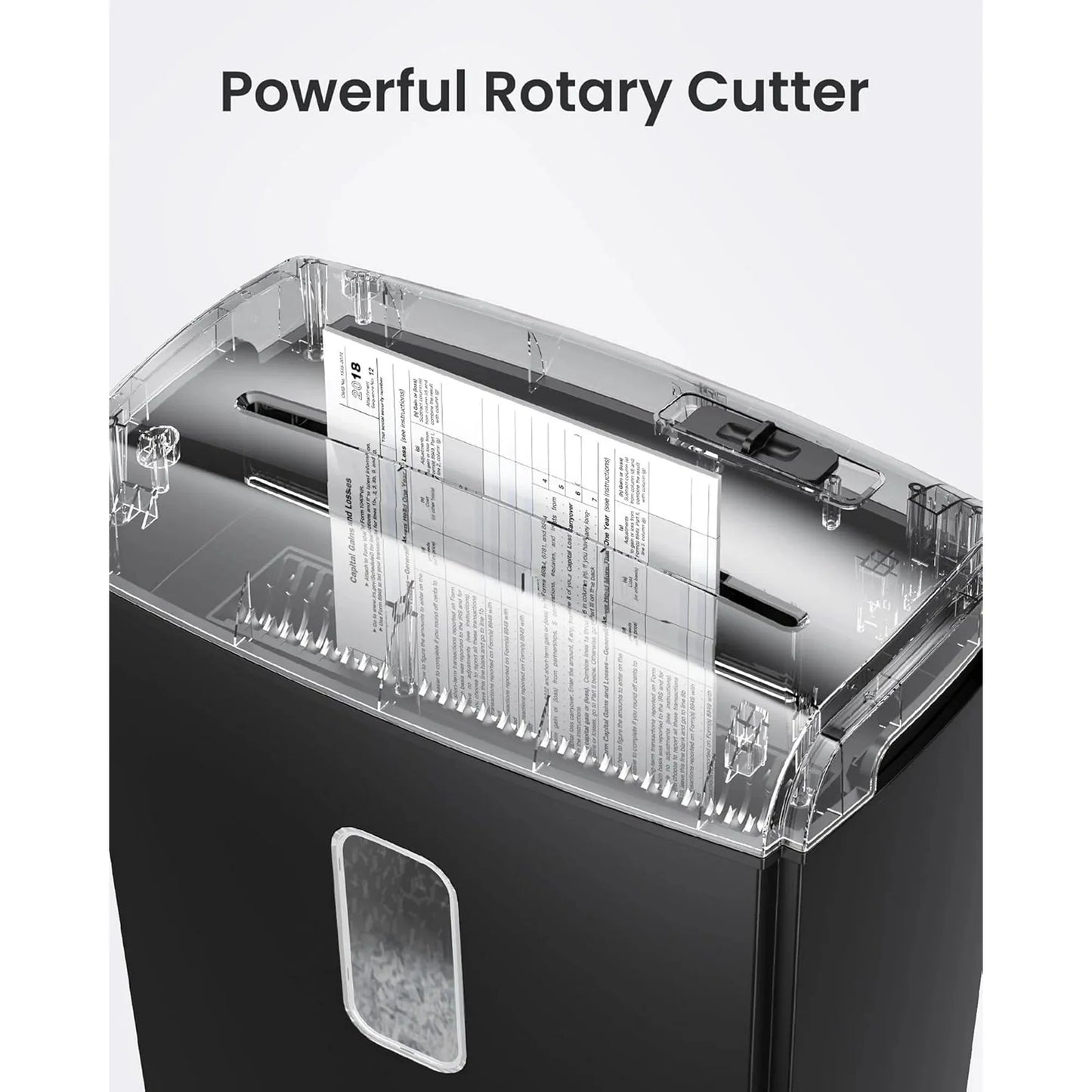 Deli 8-Sheet Micro Cut Paper Shredder
