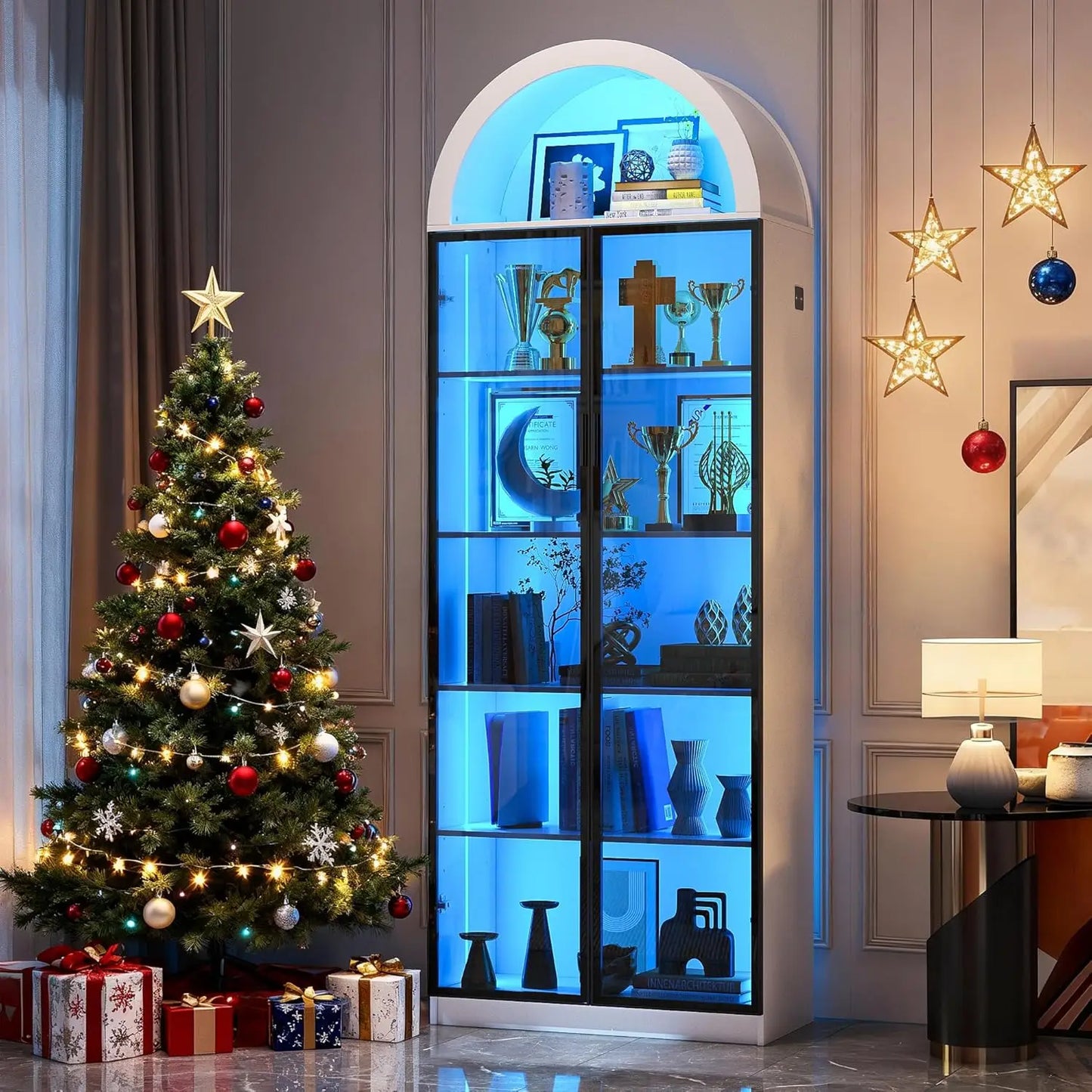 Tall or Corner Configuration LED Display Cabinet