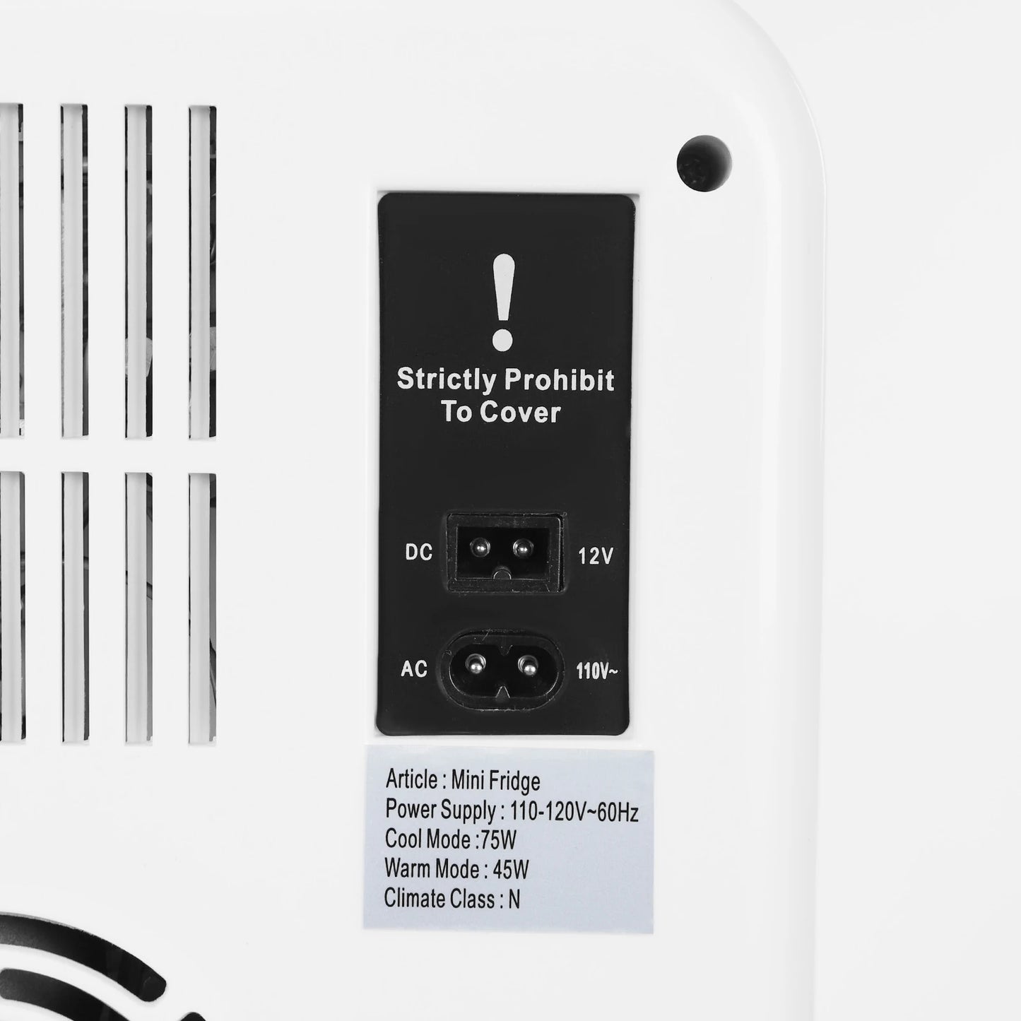 110V Portable Multifunctional Mini Fridge Or Food Warmer For Family Car With Temperature Control LED Digital Display