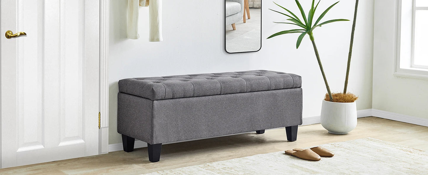 Redlife 15.5 x 42 x 16 inch Storage Ottoman