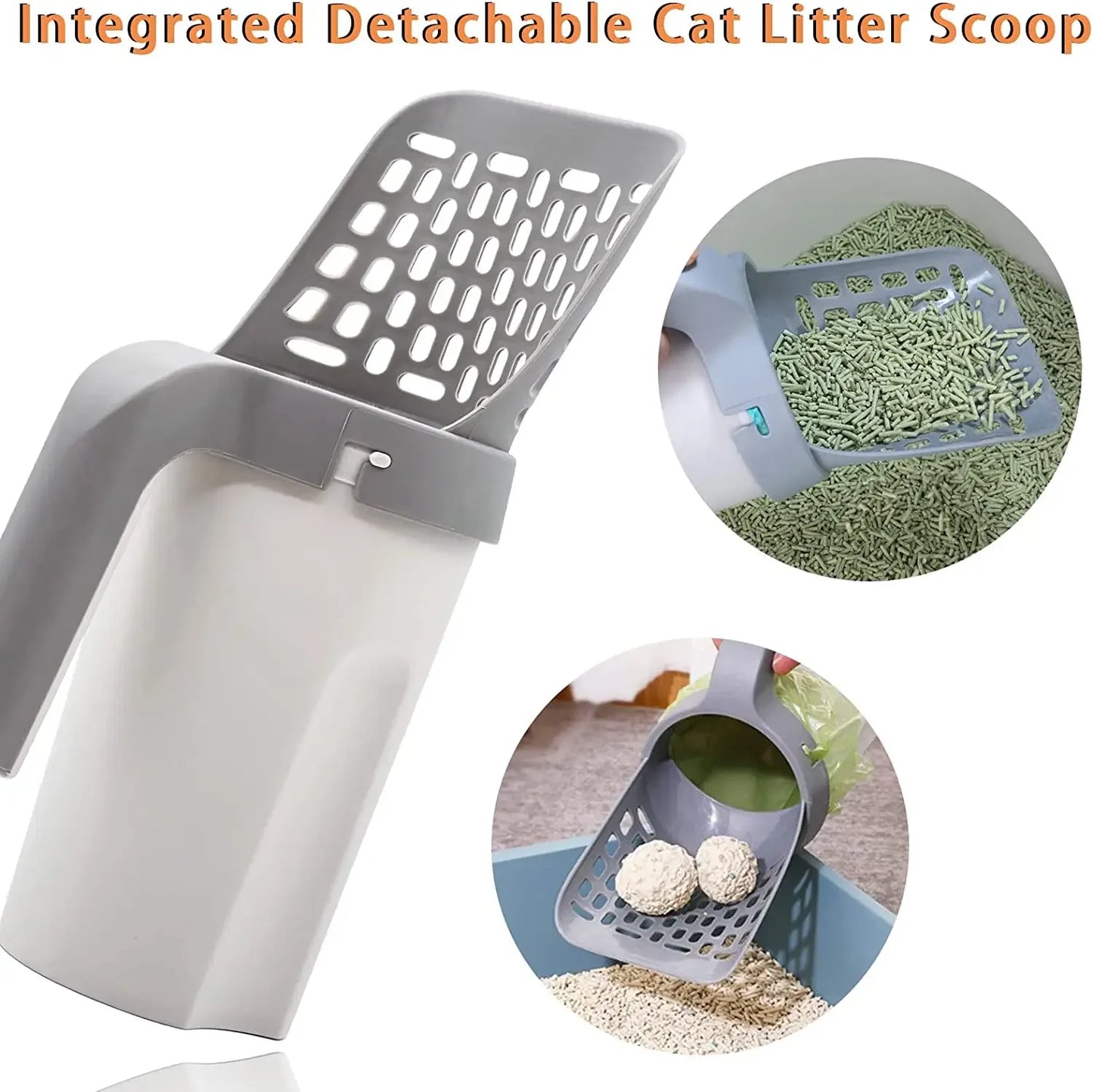 Cat Litter Shovel Scoop with Refill Bags