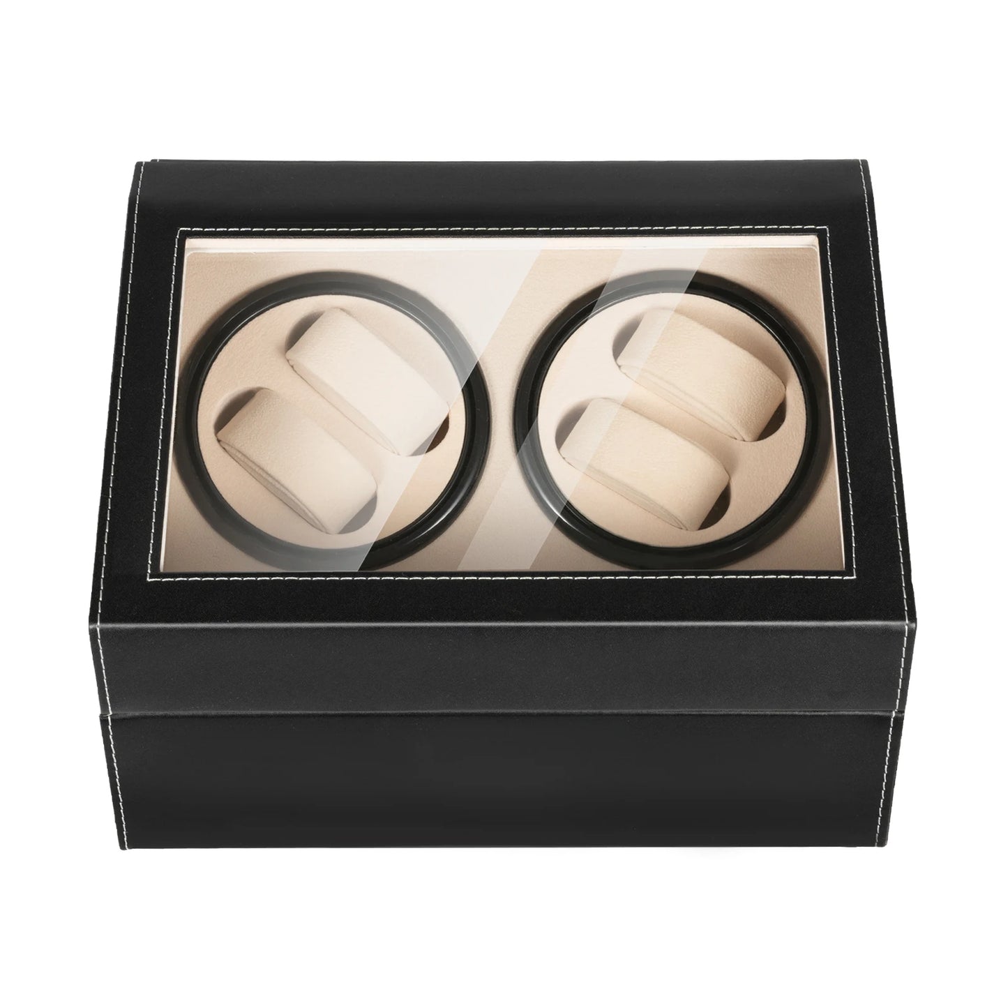 4+6 Watch Winder Simulated Leather