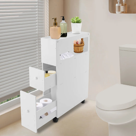 Narrow Bathroom Storage Cabinet
