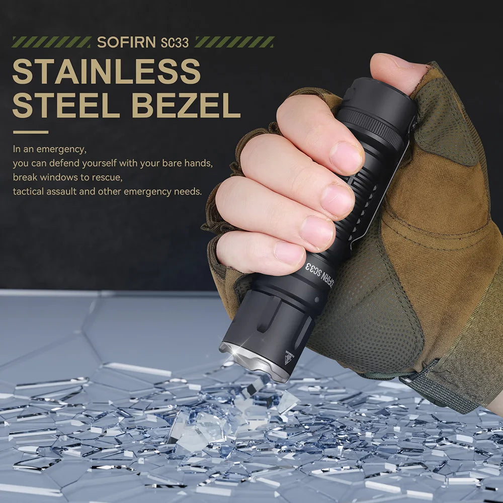 SOFIRN SC33 LED Tactical Flashlight