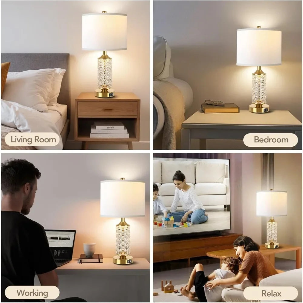 QiMH Set Of 2 Table Lamps