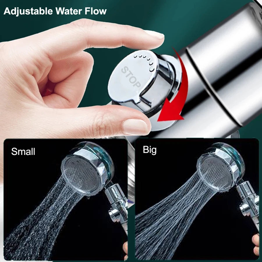 Turbocharged Handheld Shower Head