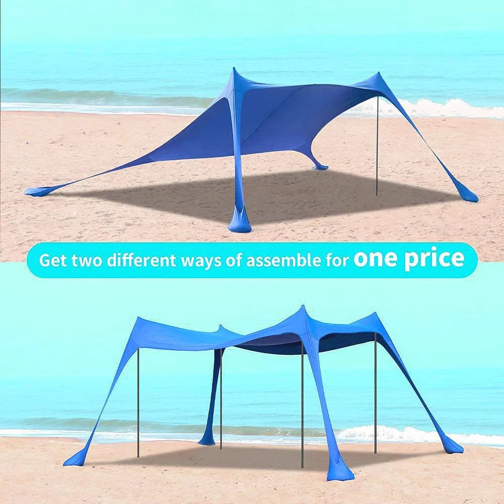 Outdoor Lawn and Beach Canopy Tent For Sun Protection and Cooling