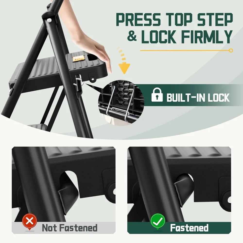 GameGem Foldable Step Ladder