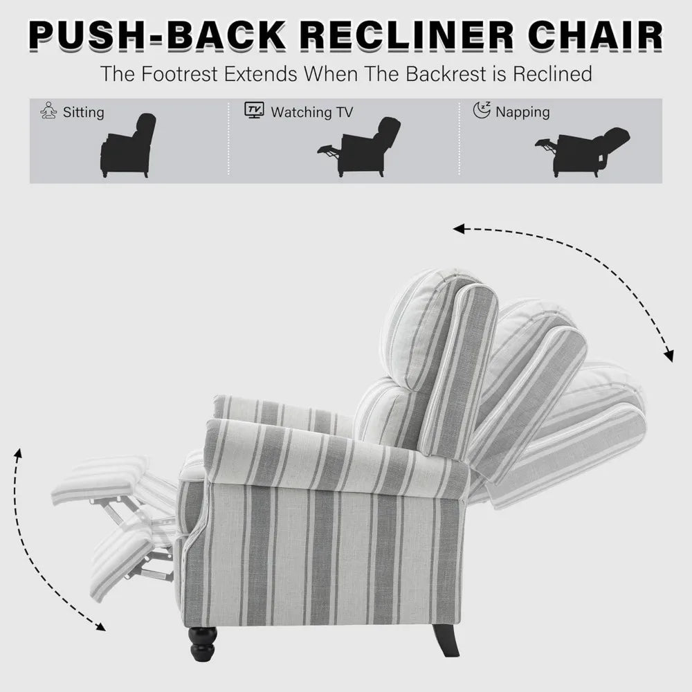 Pushback Recliner Chair