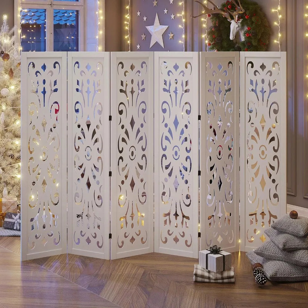 5.6Ft Classical Carved Partition Screen