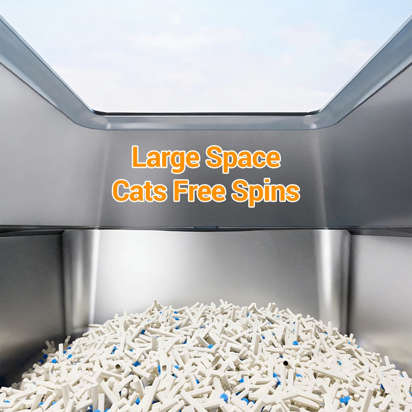 Stainless Steel Cat Litter Box with Lid