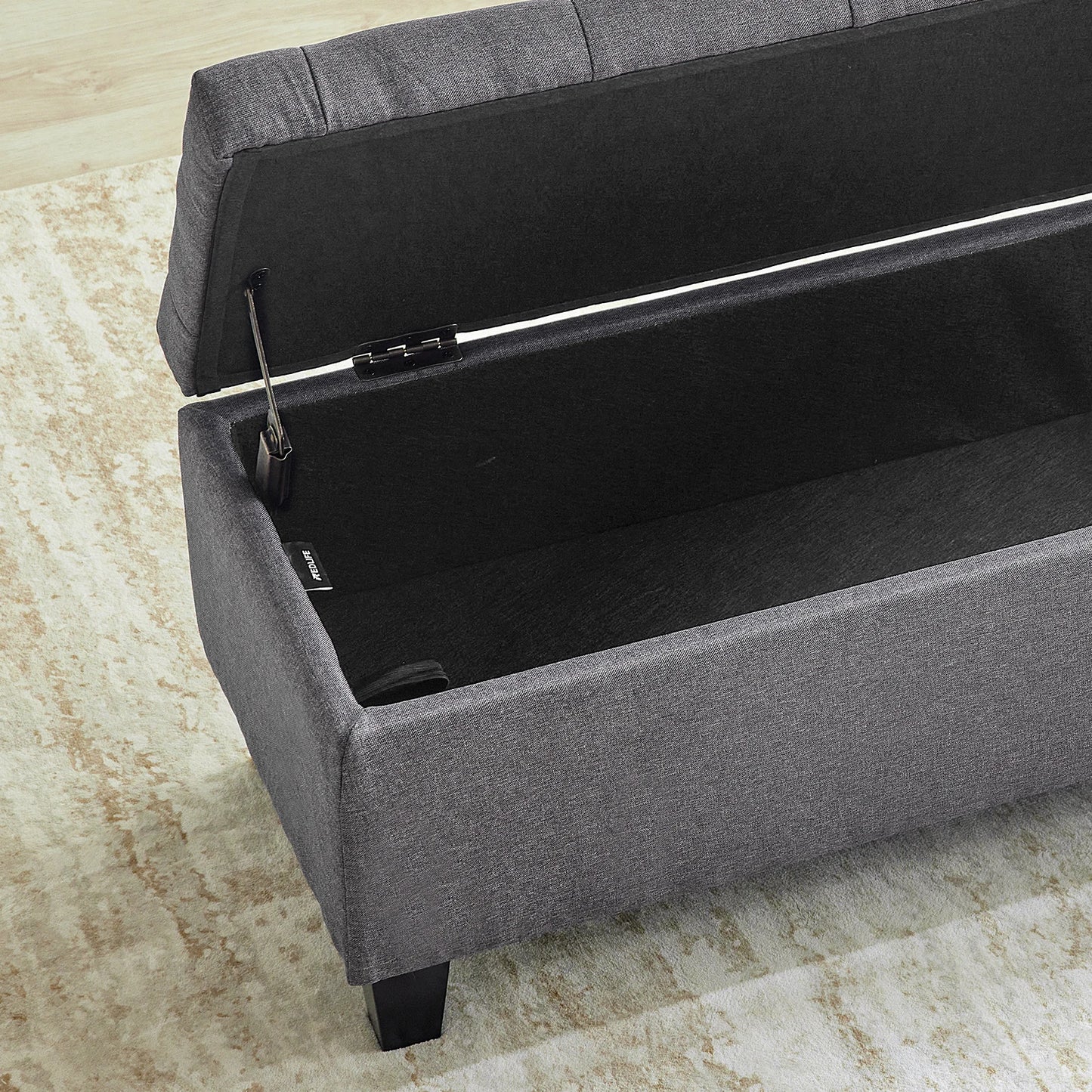 Redlife 15.5 x 42 x 16 inch Storage Ottoman