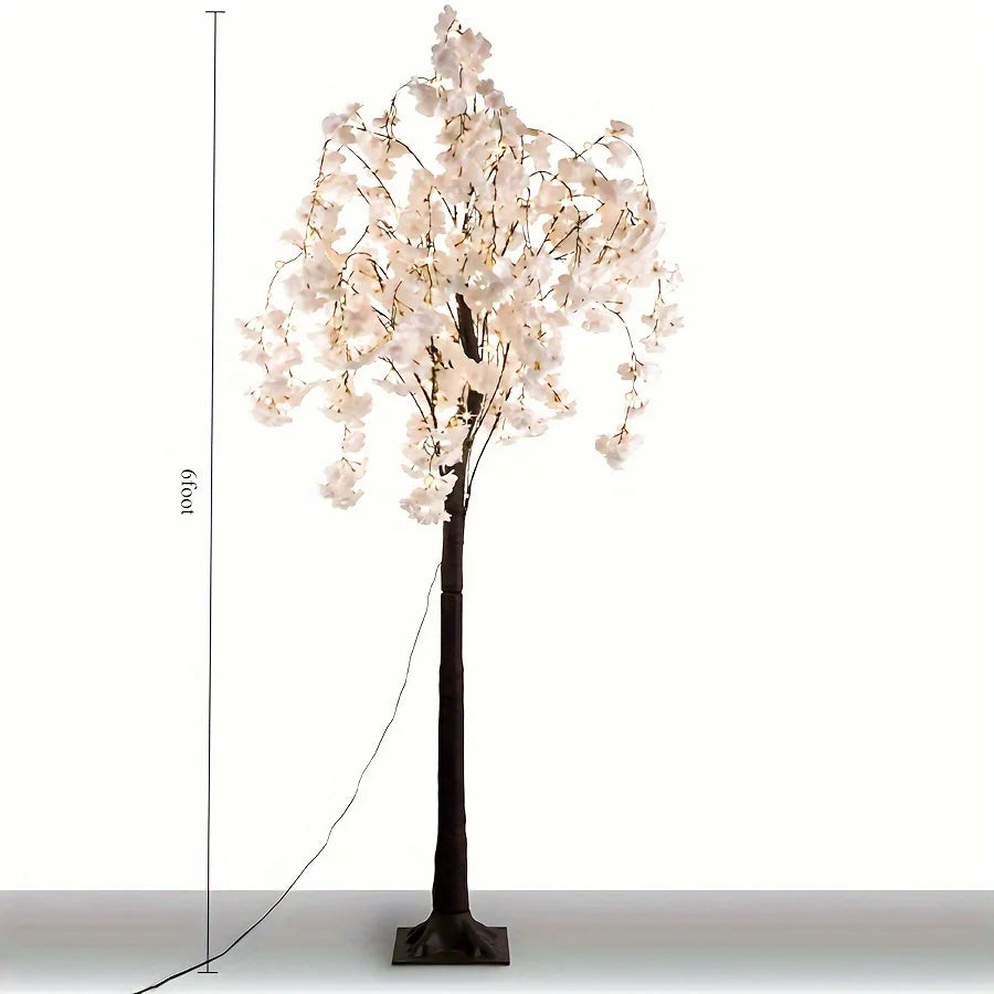 6 Ft Cherry Blossom Tree Light