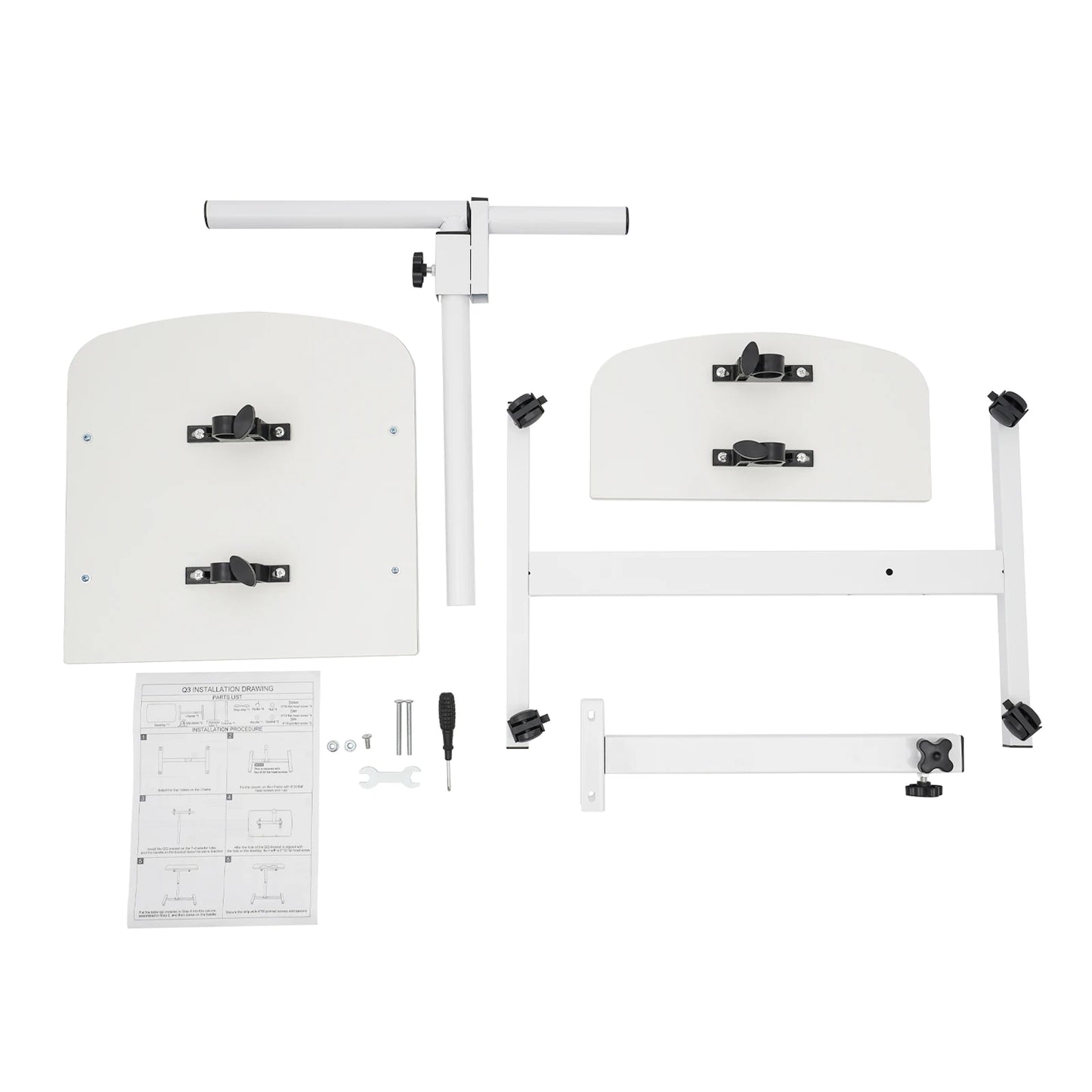 Laptop Desk Stand 360° Adjustable Tilting Over Bed or Chair Side Table