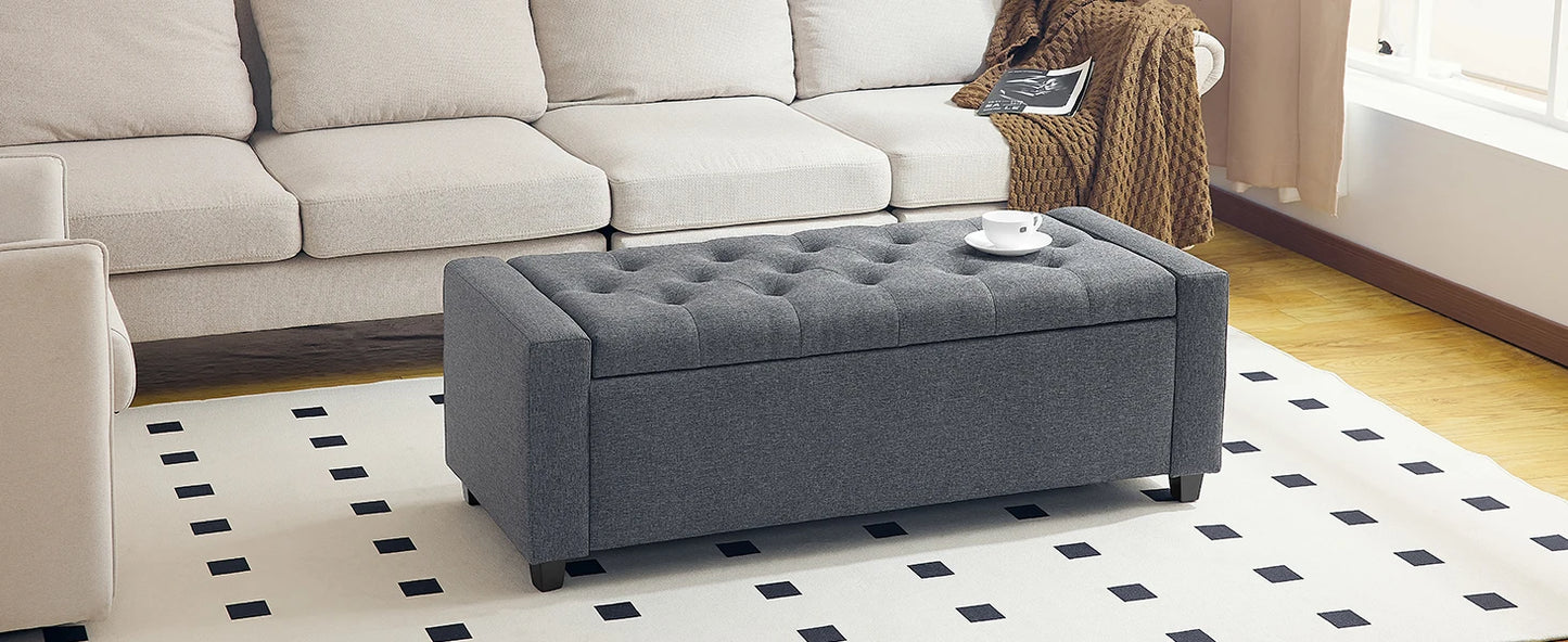 Redlife 47.8'' Storage Ottoman