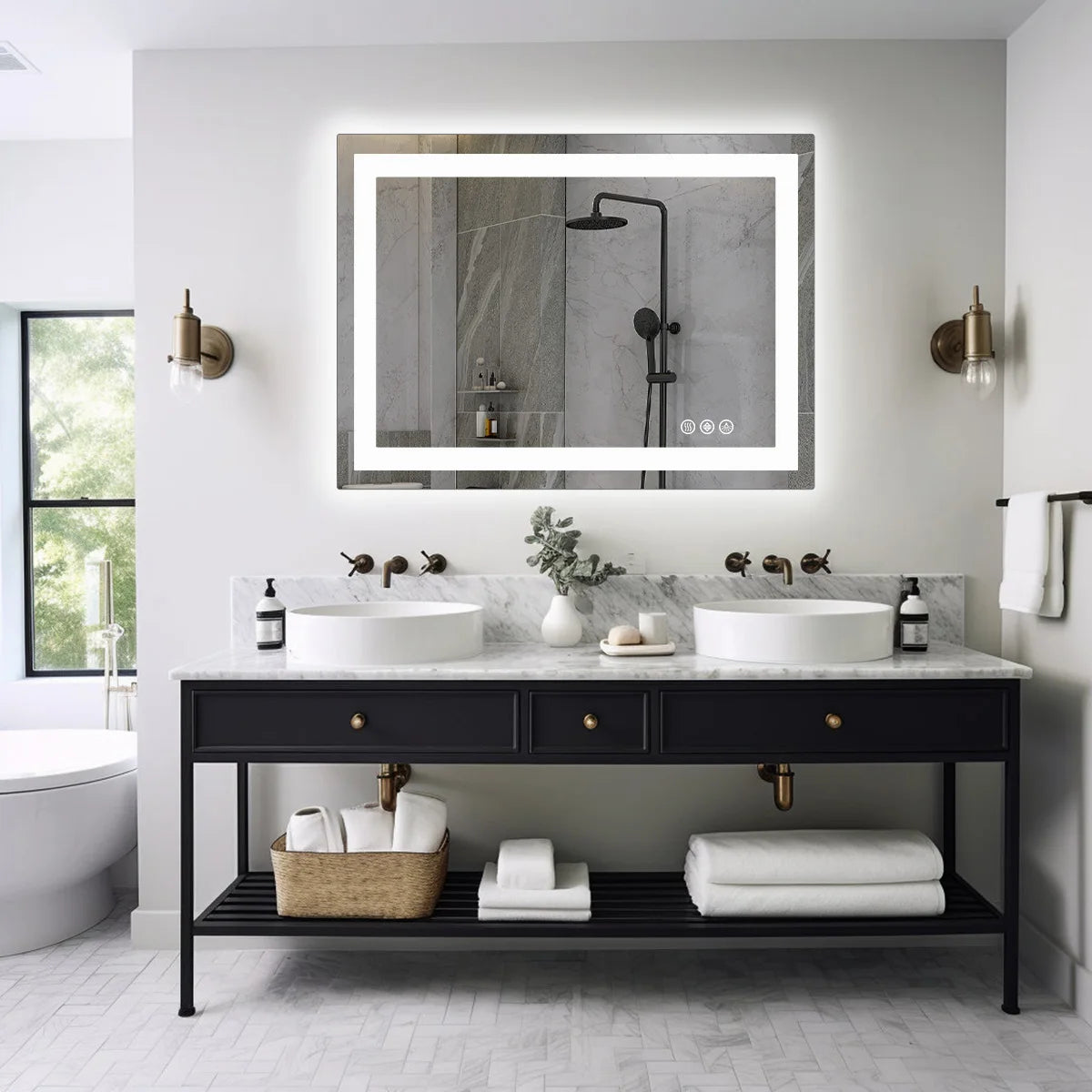 JHK LED Bathroom Vanity Mirror