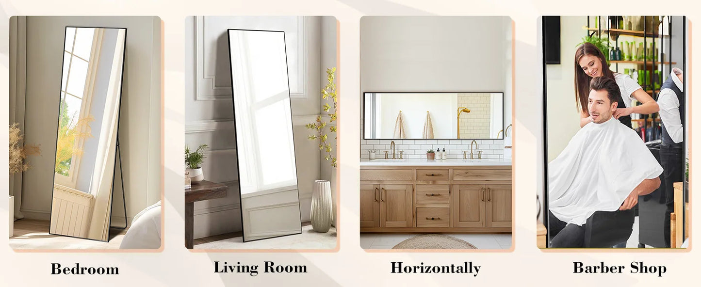 JHK 64"x21" Full Body Wall Mirror