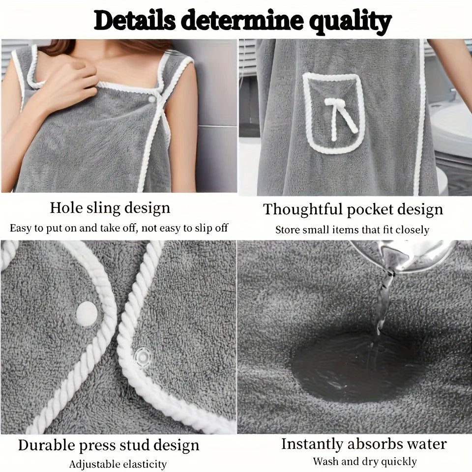Wearable Bath Towel