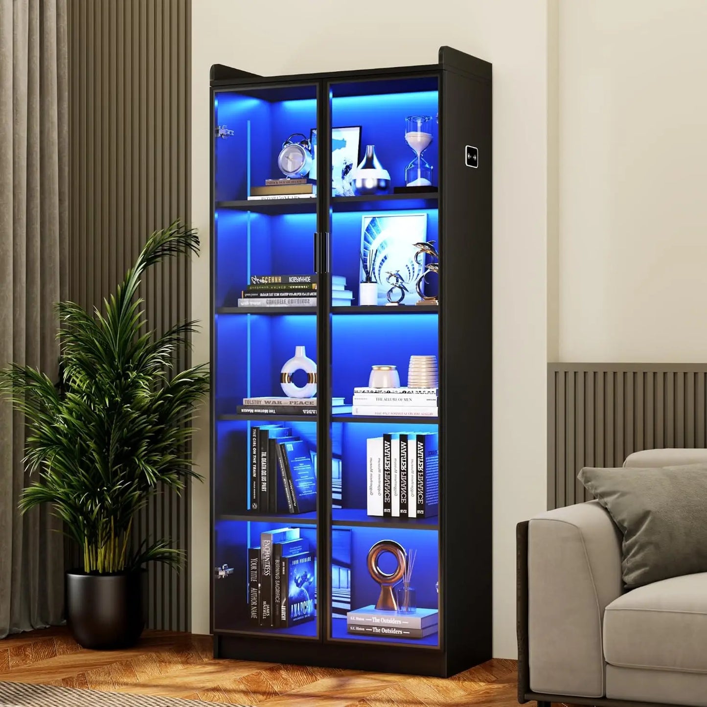 Tall or Corner Configuration LED Display Cabinet