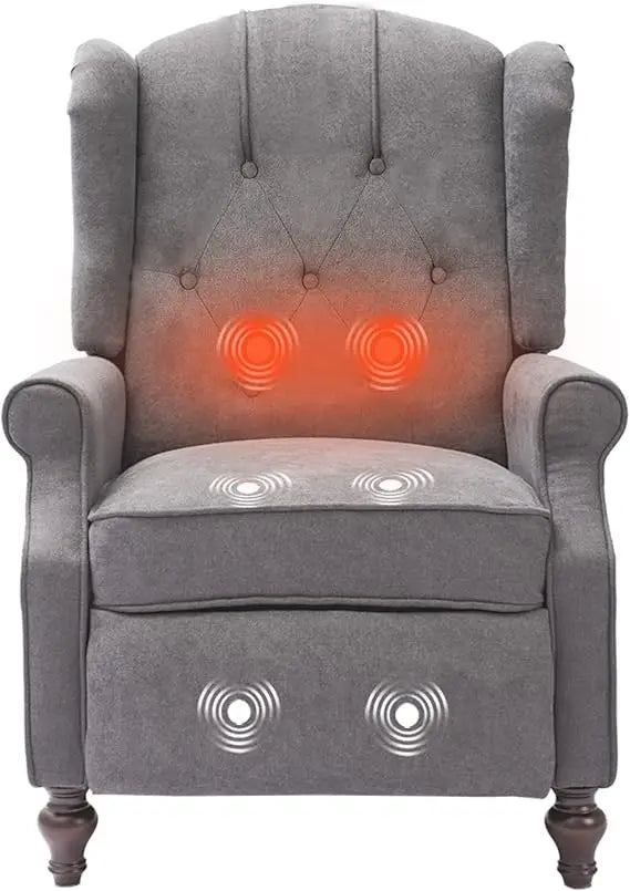 Wingback Pushback Recliner Chair