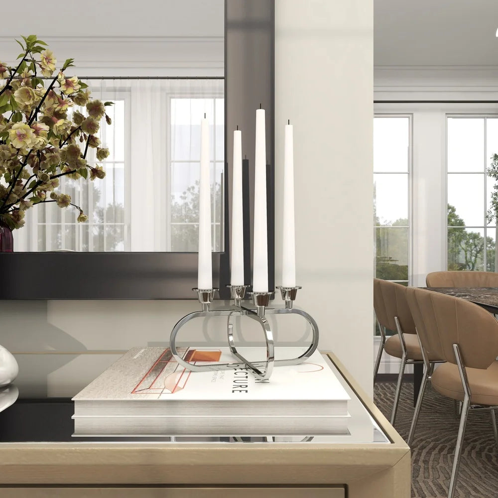 Geometric 4 Candle Holder