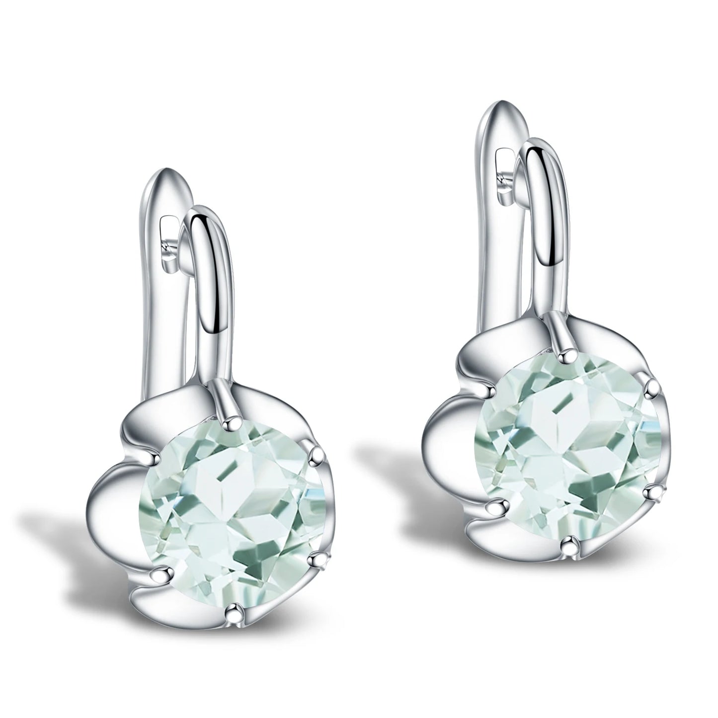 GEM'S BALLET 925 Sterling Silver and Natural Gem Earrings