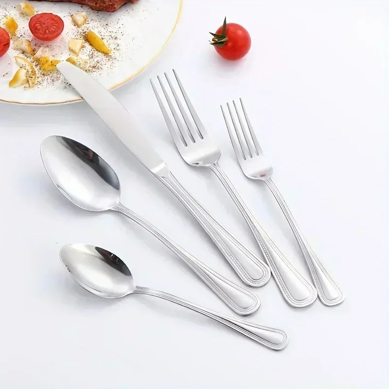 60 Piece Stainless Steel Cutlery Set