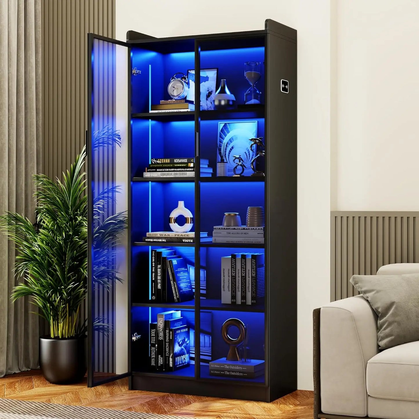 Tall or Corner Configuration LED Display Cabinet