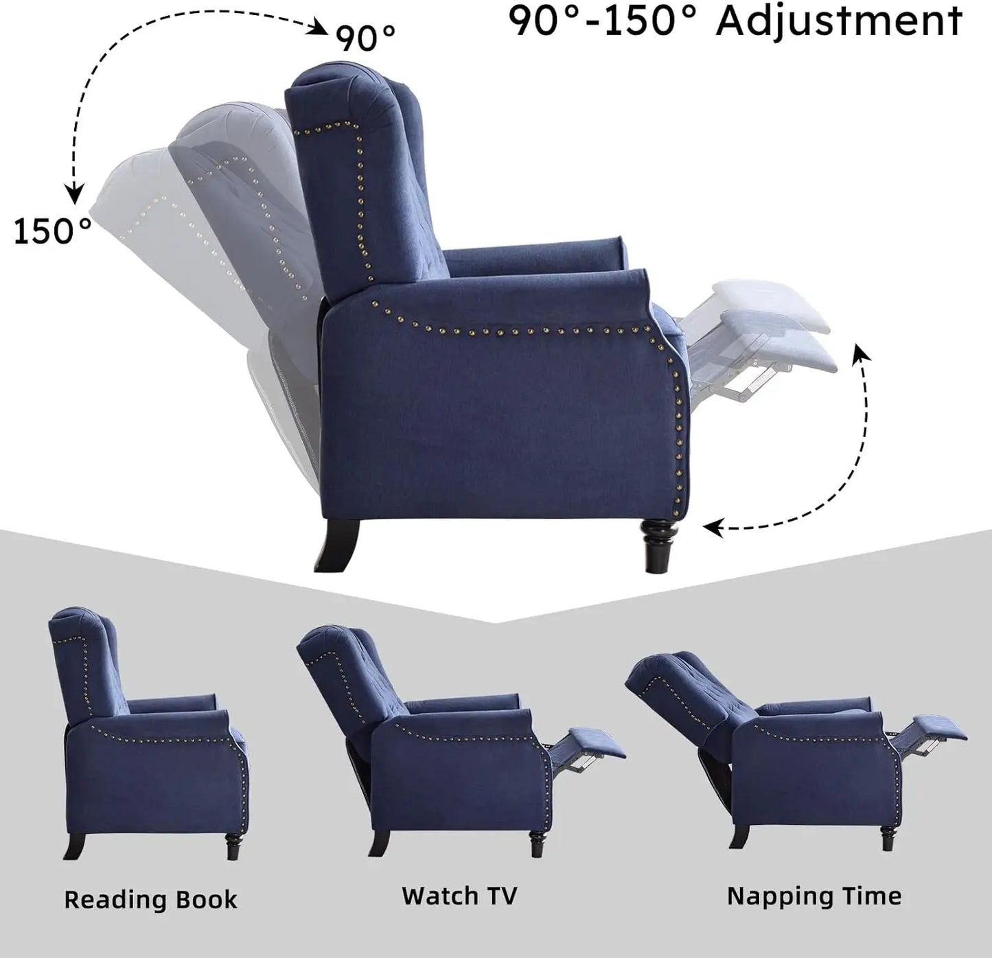 EBELLO Push Back Recliner