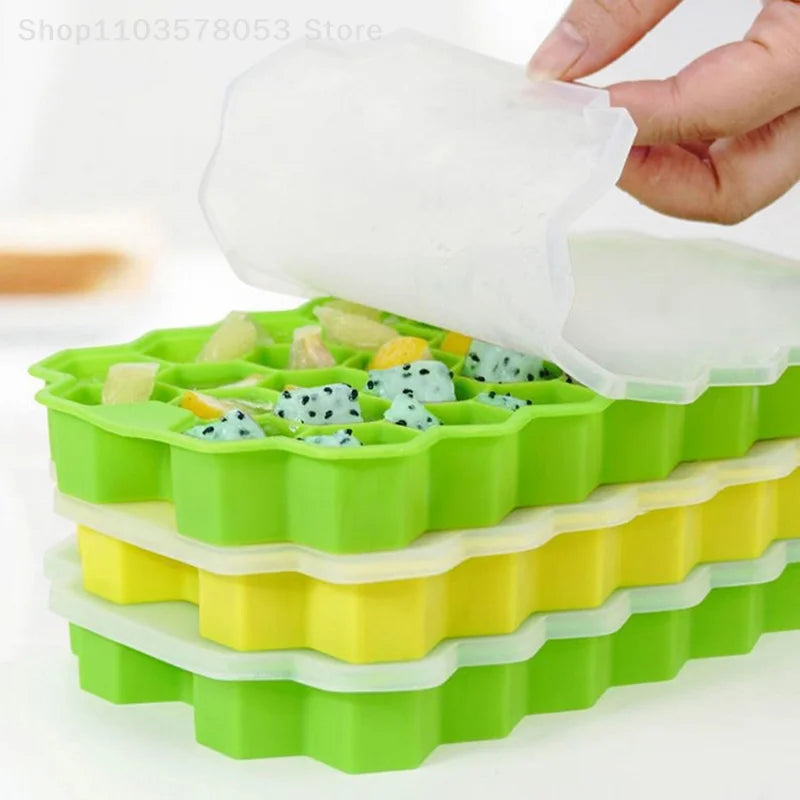 37 Grids Silicone Meatball Mold With Lid