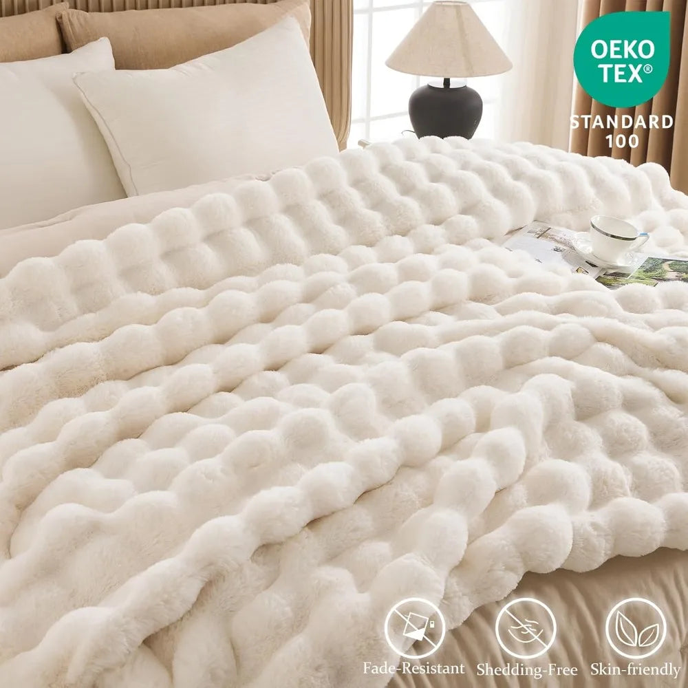 Faux Fur Throw Blanket