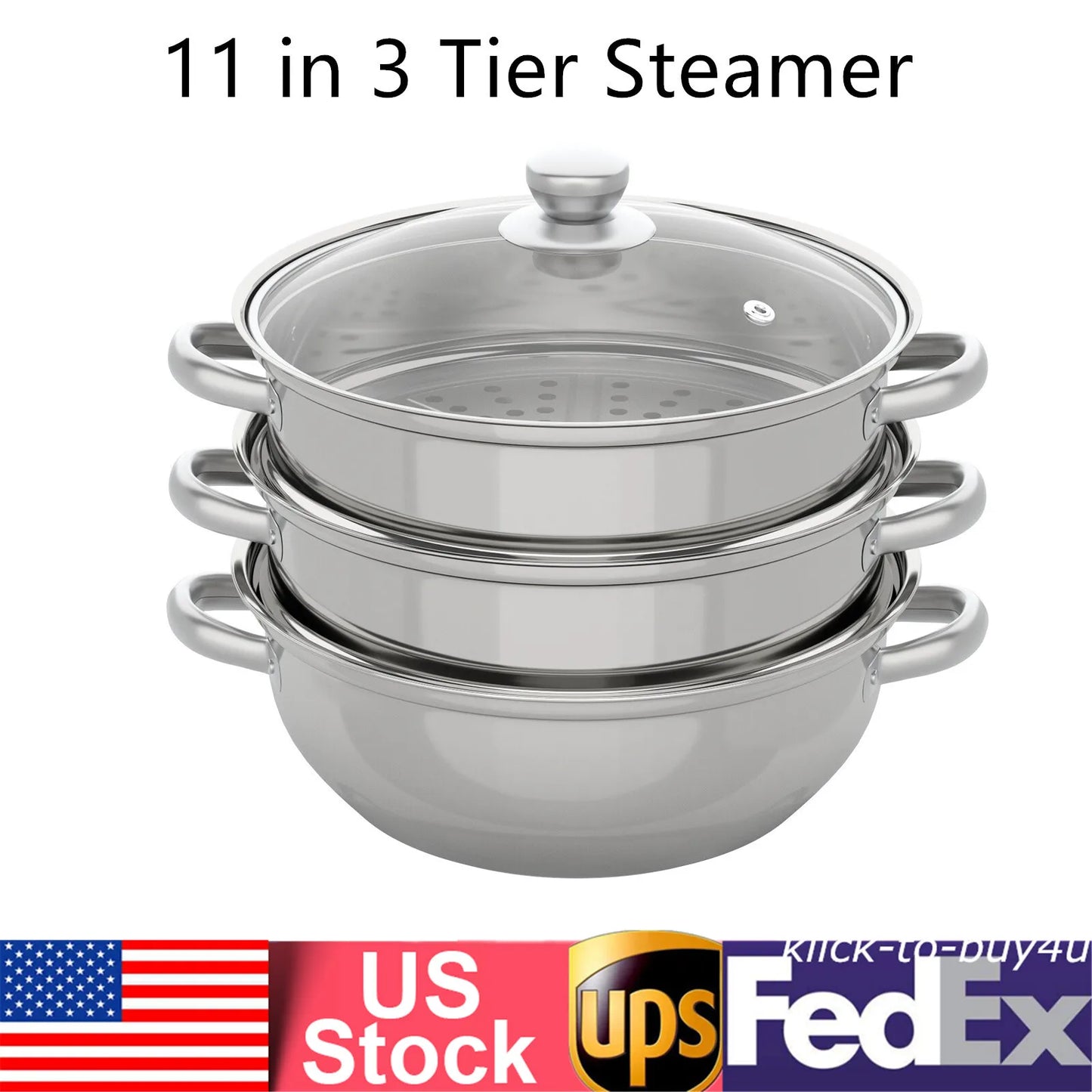 3 Tier Food Steaming Pot